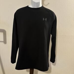 Under Armour Men’s ColdGear Fitted Long Sleeve Shirt Black Size Large